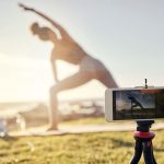 filmen van yoga als sportieve levensstijl content